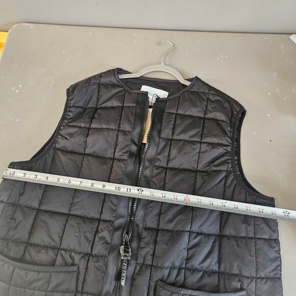 Rebecca Minkoff Black Long Puffer Vest Size XL Nwt - Picture 5 of 6